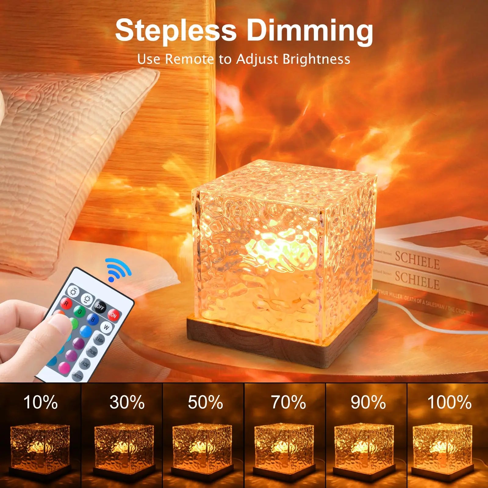 Ocean Wave Lights Cube Lamp