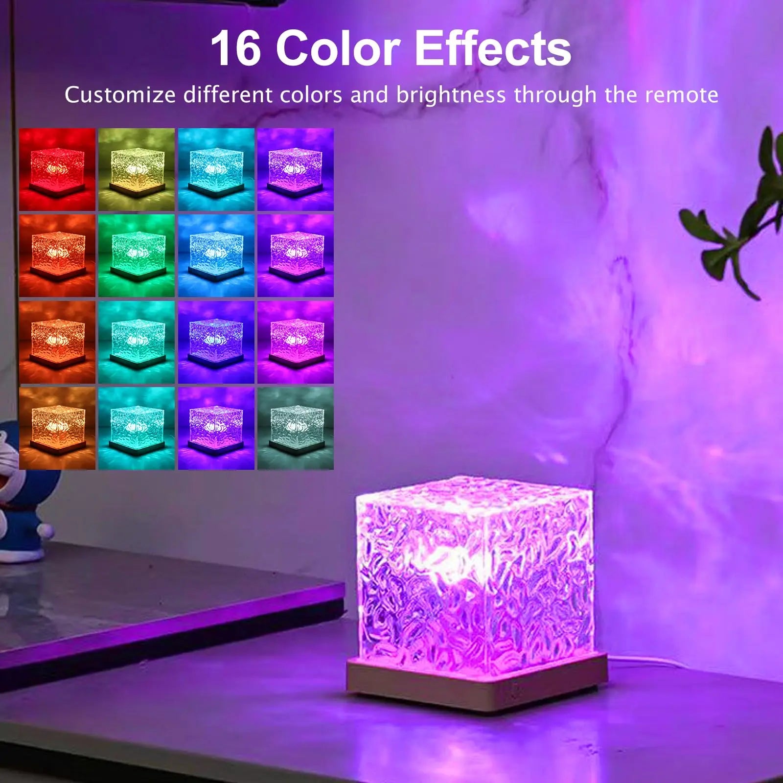 Ocean Wave Lights Cube Lamp